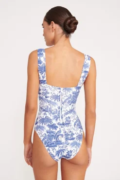 ADELAIDE ONE PIECE BLUE TOILE