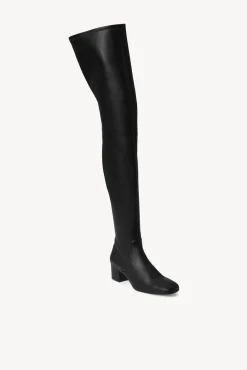 AIMEE BOOT BLACK VEGAN LEATHER