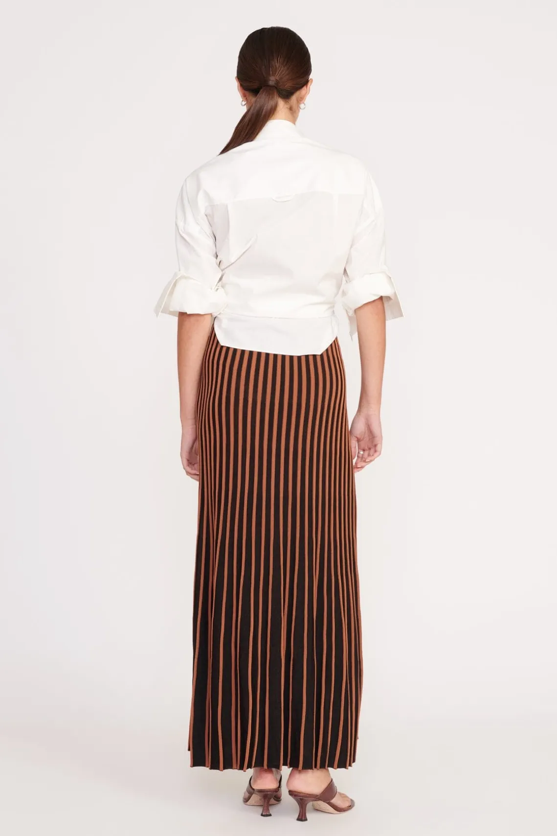 ALEIDA SKIRT TAN BLACK