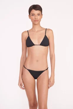 ALEXIS TRIANGLE TOP BLACK