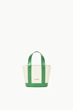 ALLORA MICRO TOTE CREAM LEAF