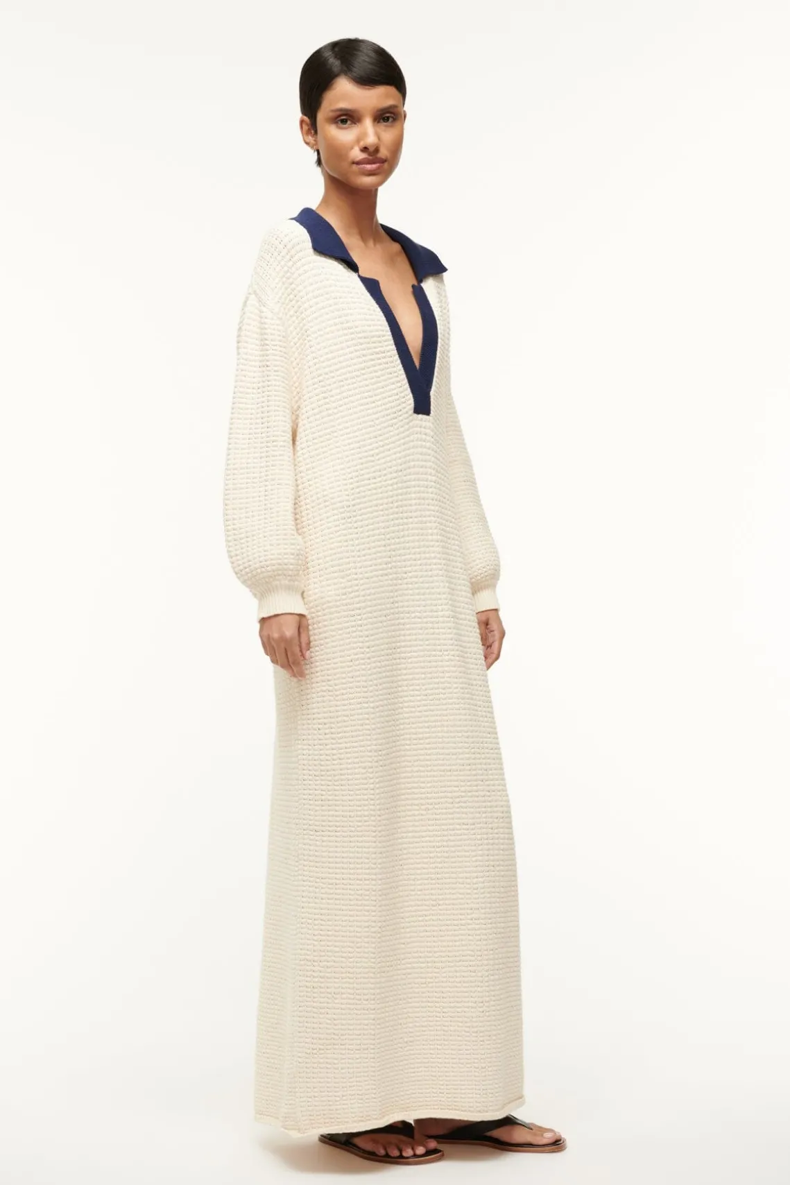 ALTEA DRESS IVORY NAVY