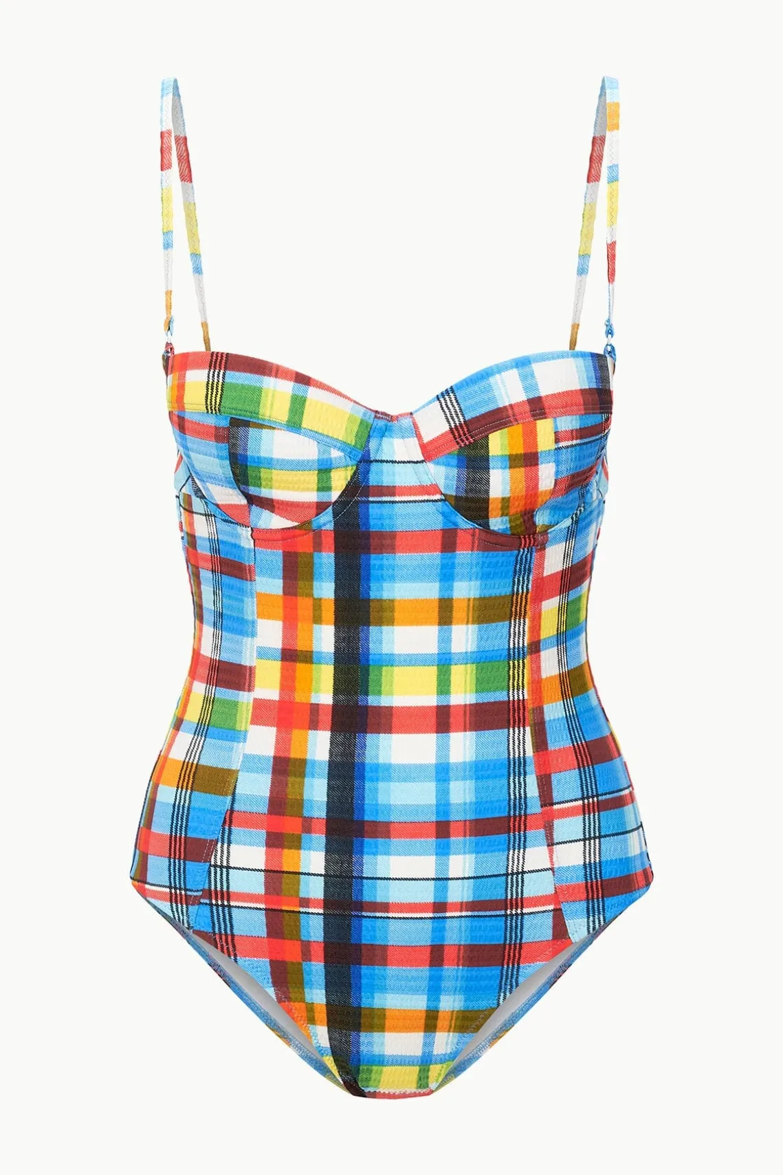 AMARI ONE PIECE MADRAS PLAID