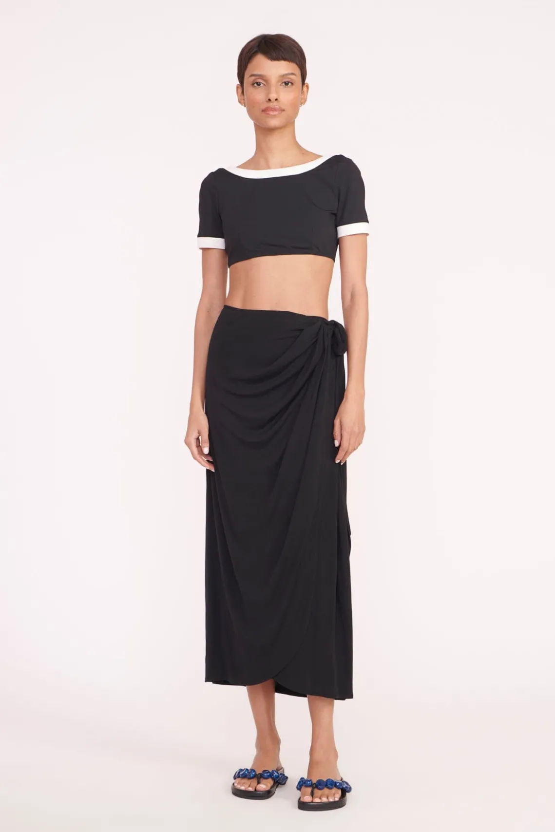 ANGELICA COVERUP SKIRT BLACK