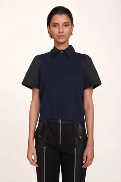 ARYA TOP NAVY BLACK