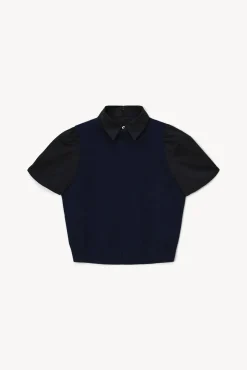 ARYA TOP  NAVY BLACK