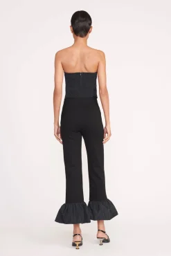 ATTICUS TOP BLACK IVORY