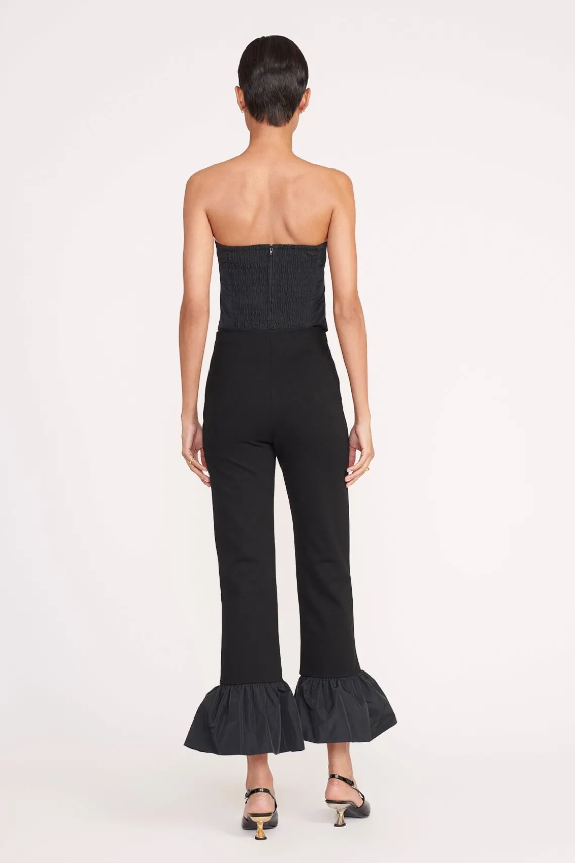ATTICUS TOP BLACK IVORY