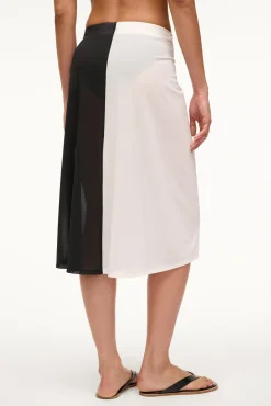 AZALEA COVERUP SKIRT WHITE BLACK