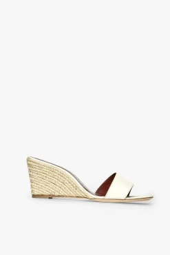 BILLIE ESPADRILLE WEDGE  NATURAL CREAM