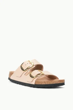 BIRKENSTOCK ARIZONA BIG BUCKLE SANDAL HIGH SHINE NEW BEIGE