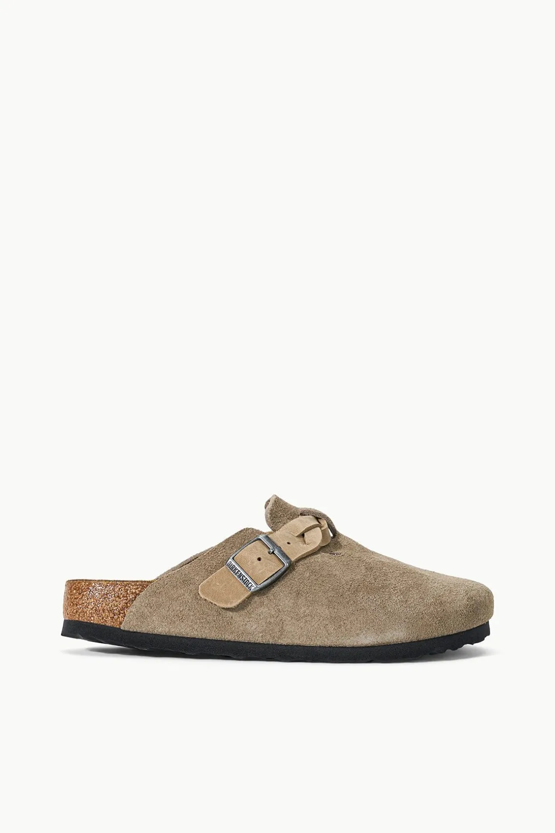 BIRKENSTOCK BOSTON BRAID CLOG TAUPE