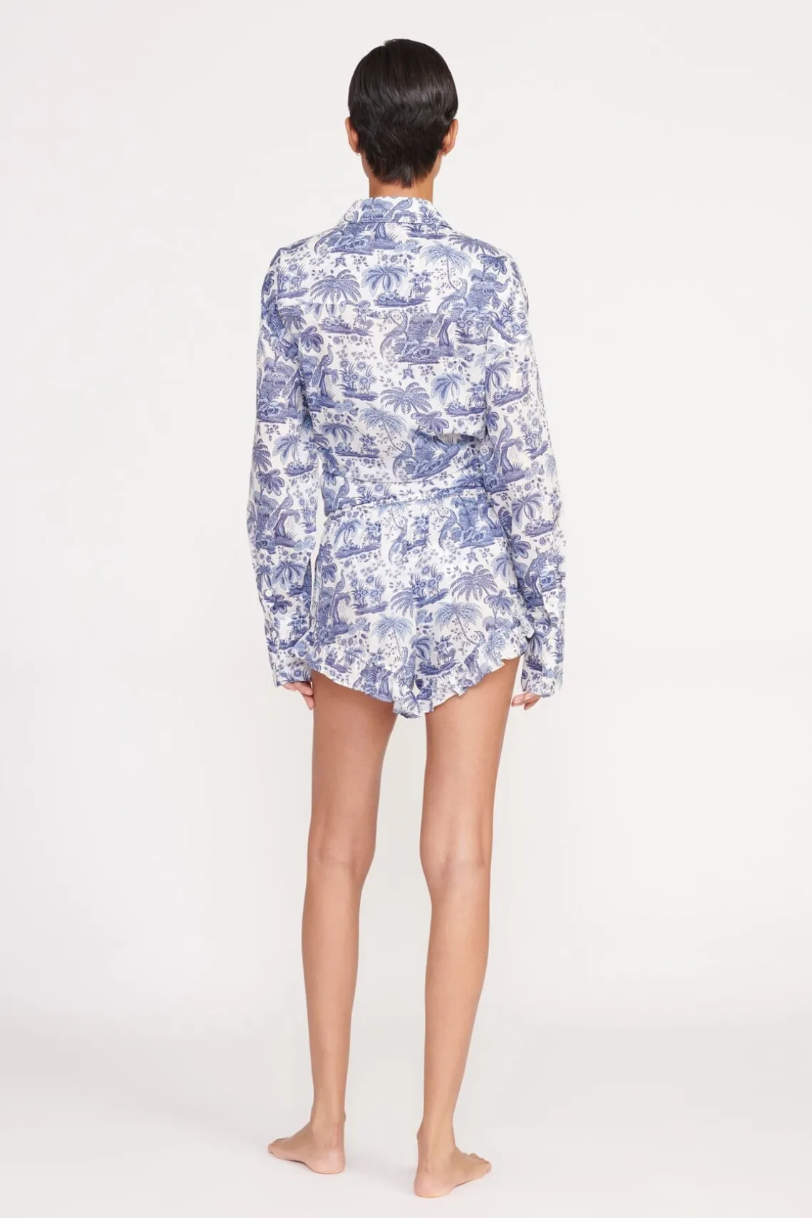 BOYANA SHORT BLUE TOILE