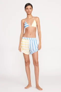 BOYANA SHORT  BUTTERCUP SEASHORE STRIPE