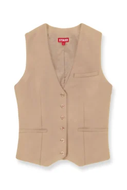 BRETT VEST CAMEL