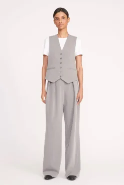 BRETT VEST  HEATHER GREY