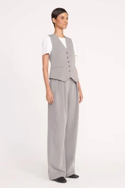 BRETT VEST HEATHER GREY