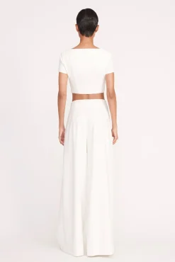 CALEB PANT IVORY
