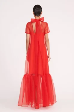 CALLUNA DRESS RED ROSE