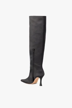 CAMI BOOT BLACK SATIN
