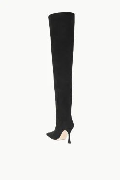 CAMI OVER THE KNEE BOOT BLACK SUEDE