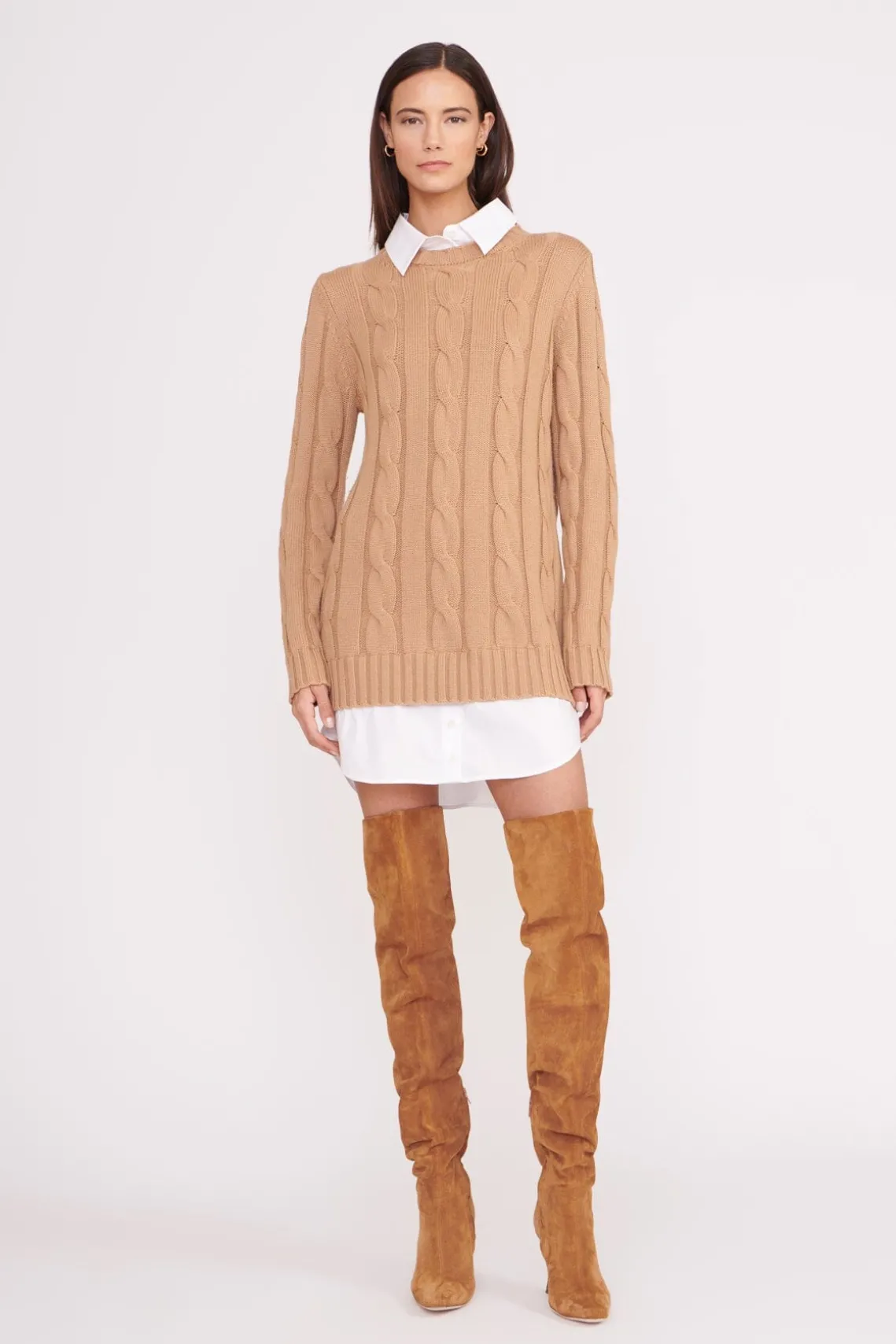 CAMI OVER THE KNEE BOOT TAN SUEDE