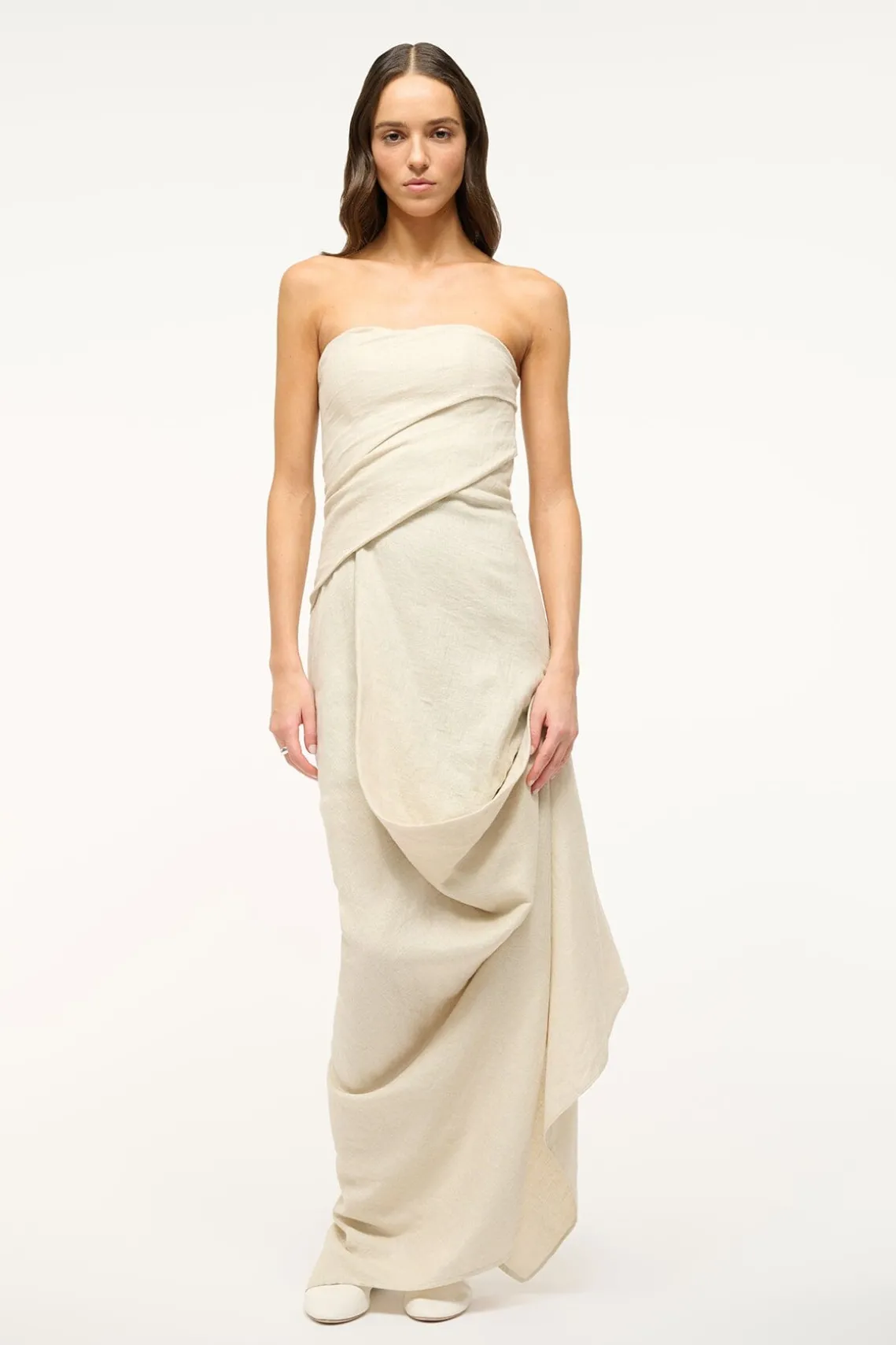 CARAVAGGIO DRESS NATURAL