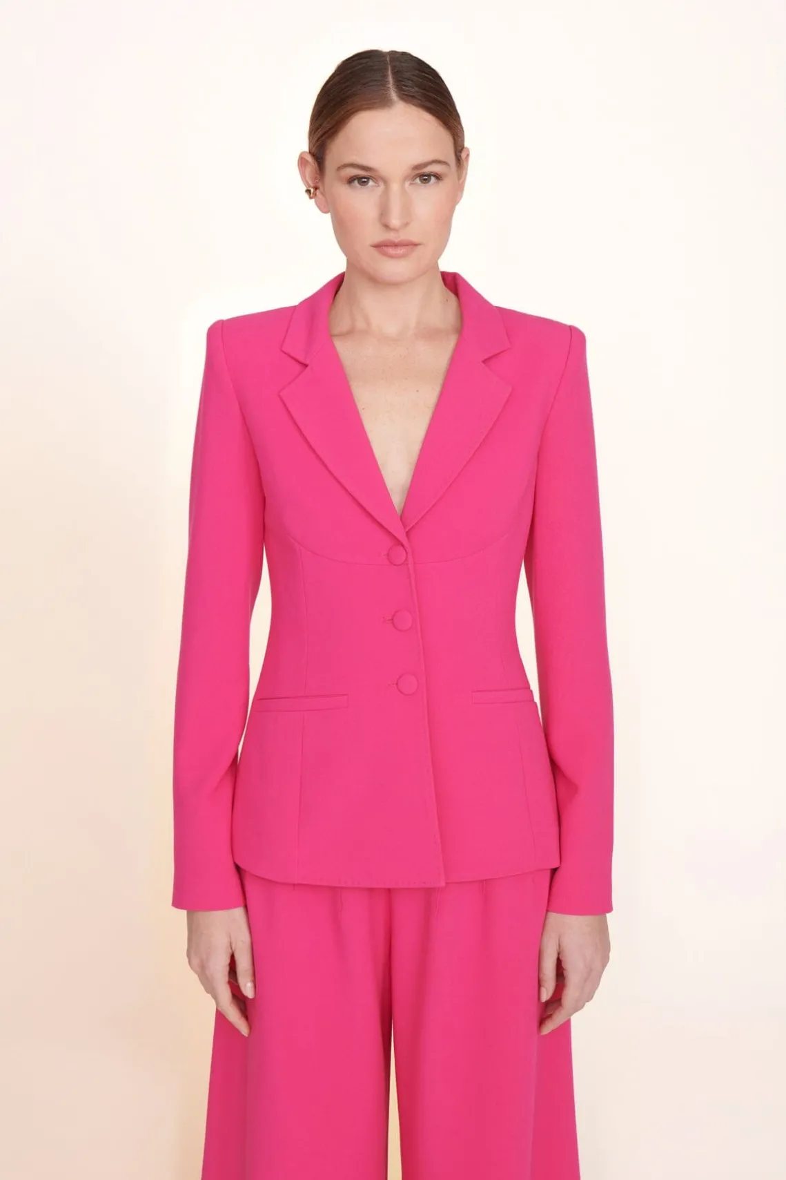 CARSON BLAZER MAGENTA