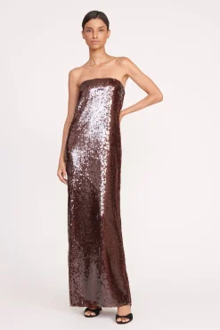 CASEY DRESS BRONZE