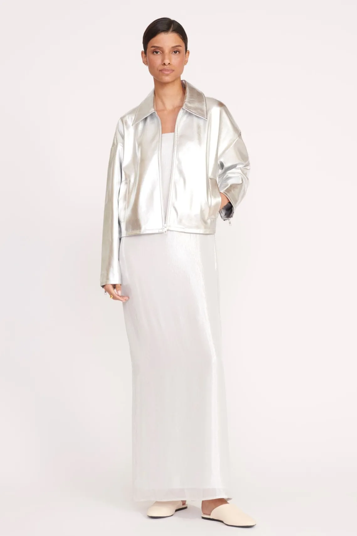 CASEY DRESS SILVER