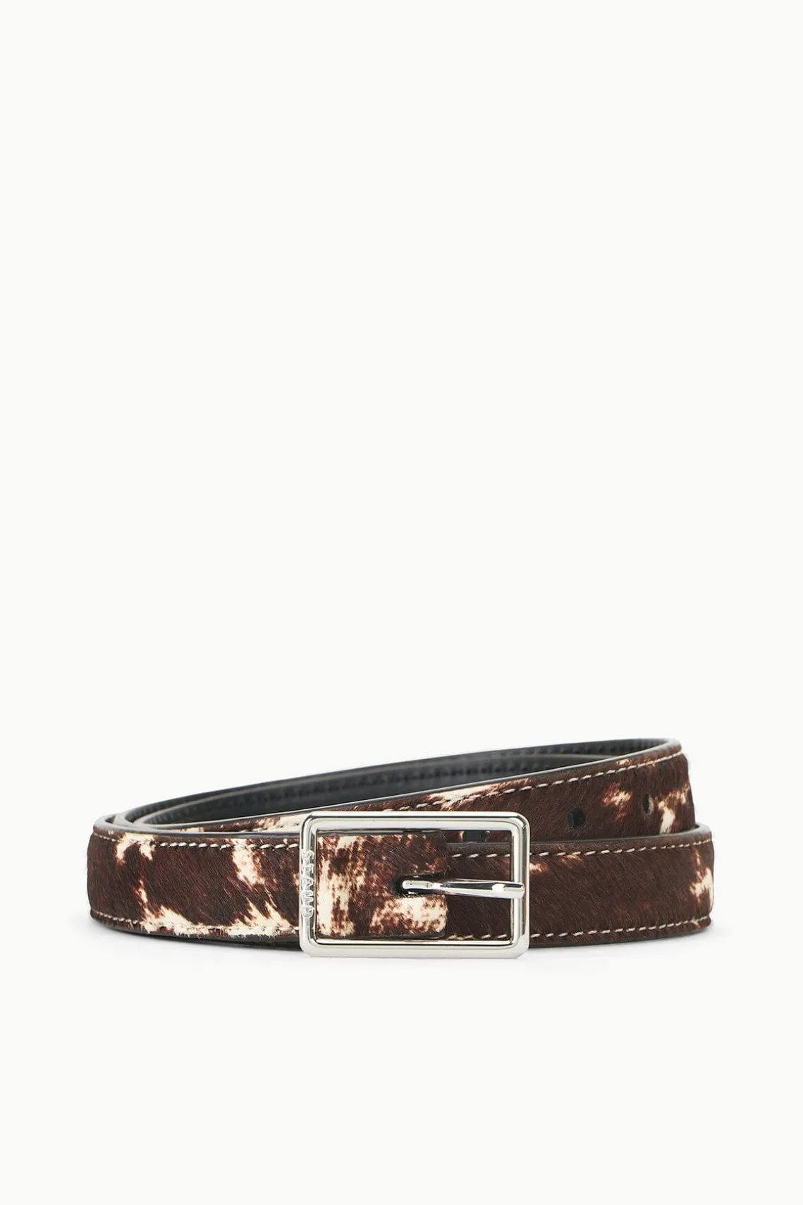 CLASSIC WAIST BELT BROWN & TAN HAIRCALF