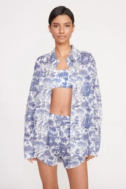 COLTON SHIRT BLUE TOILE