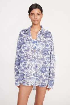 COLTON SHIRT BLUE TOILE