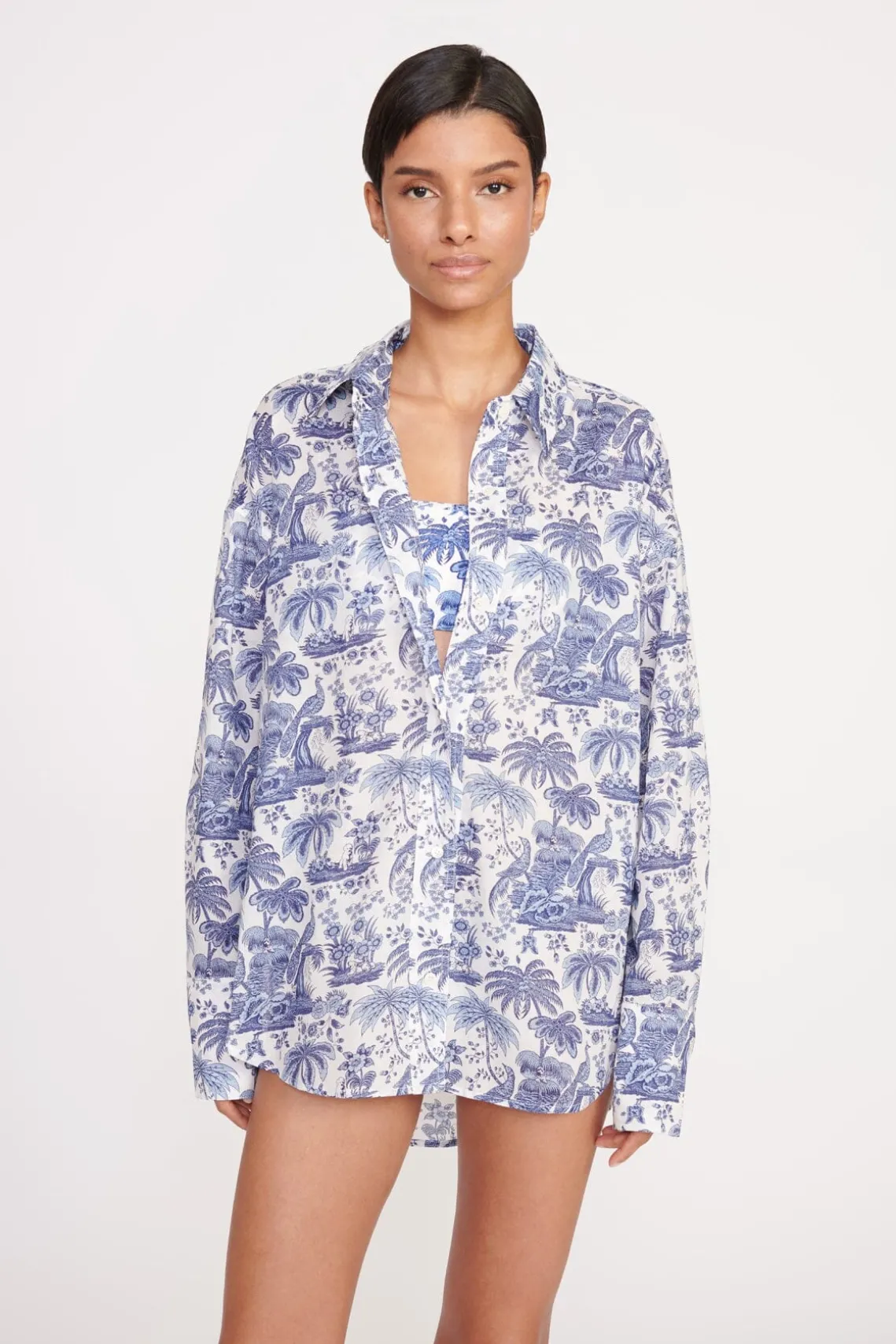 COLTON SHIRT BLUE TOILE