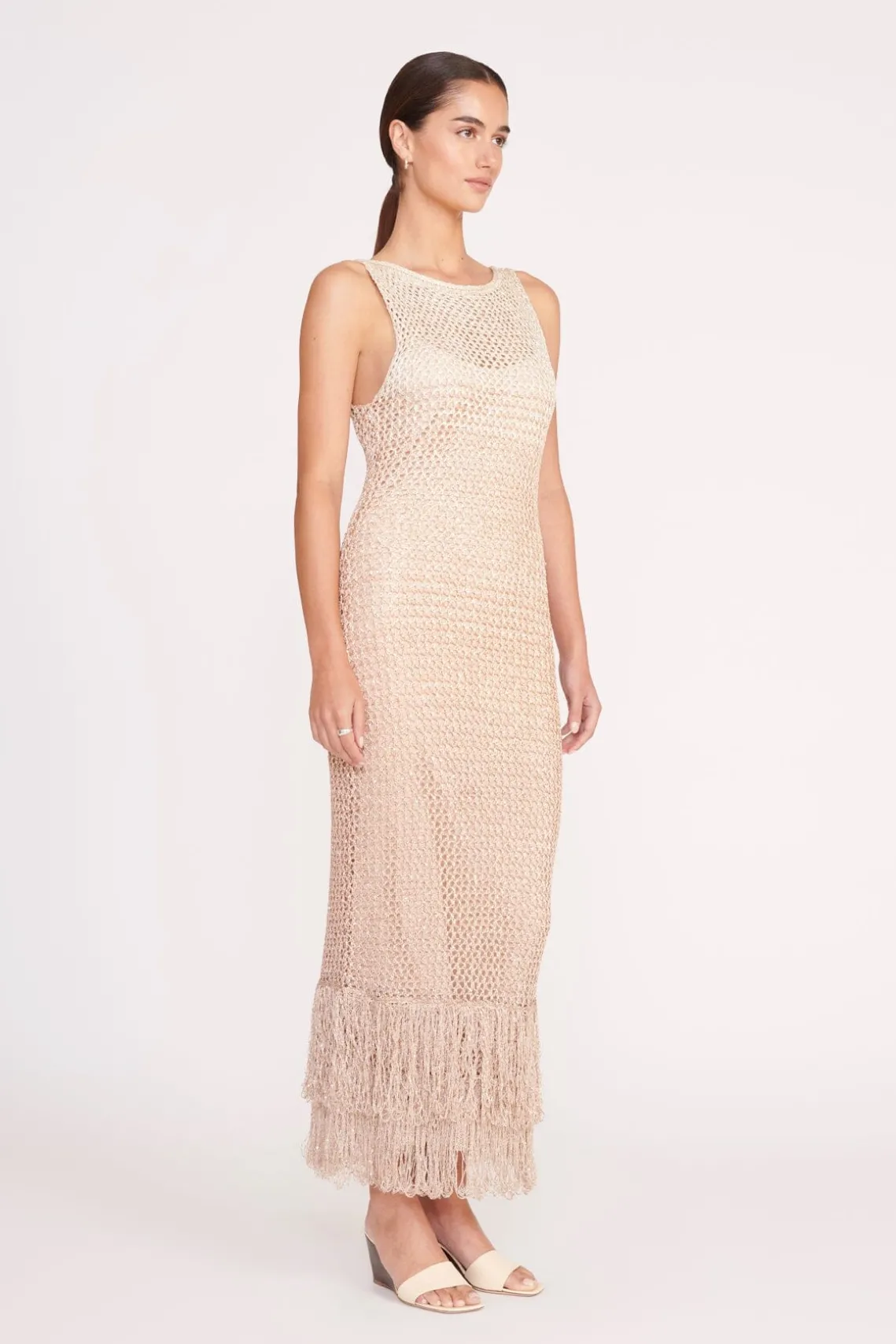 CONSTANZA DRESS BEIGE MULTI