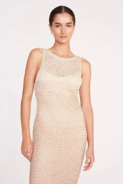 CONSTANZA DRESS BEIGE MULTI