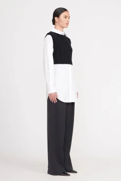 COOPER TOP BLACK WHITE