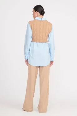 COOPER TOP CAMEL FRENCH BLUE
