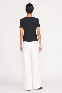 CREW NECK T SHIRT BLACK
