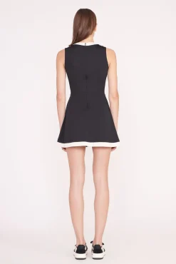 CROSS-COURT DRESS BLACK IVORY