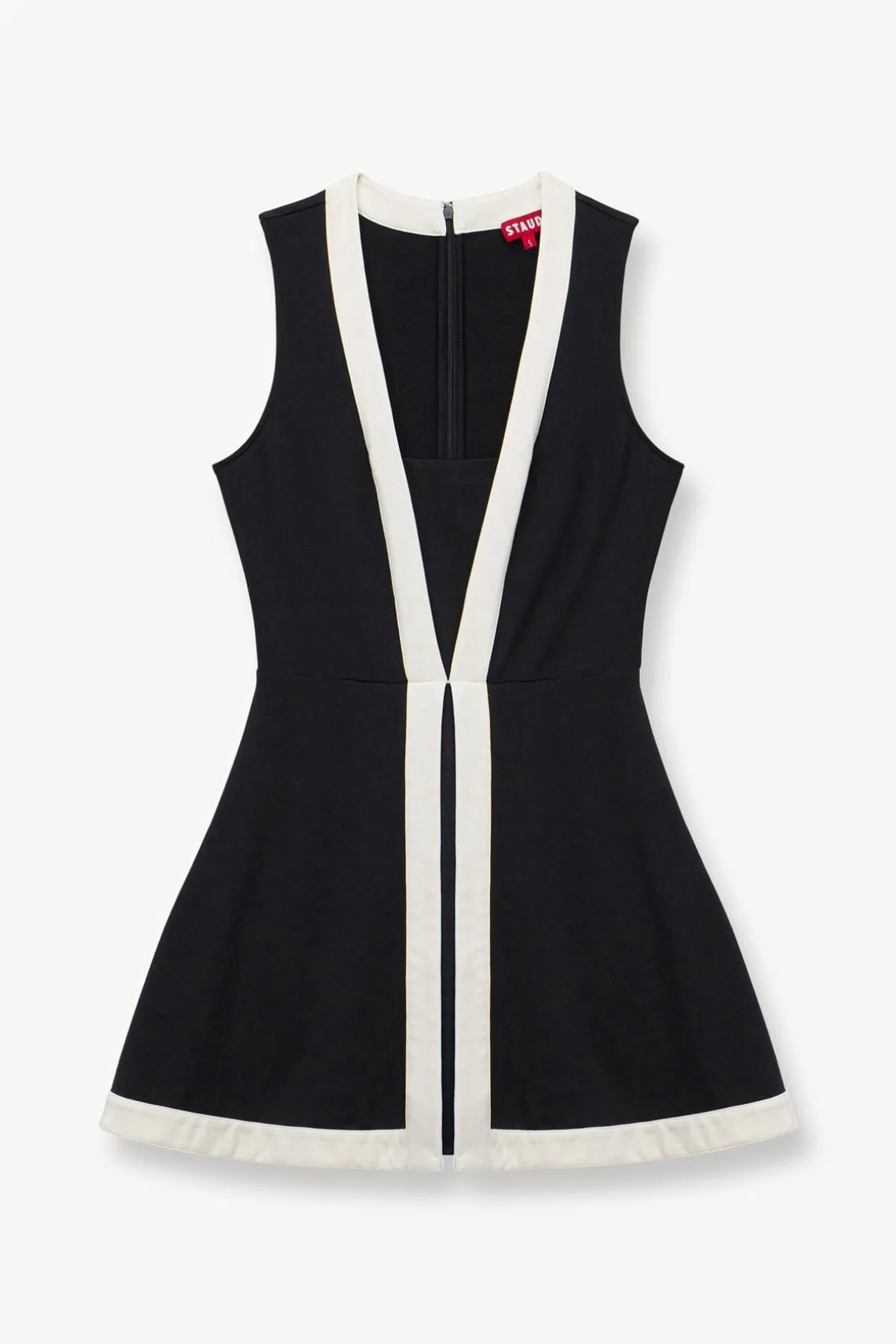 CROSS-COURT DRESS BLACK IVORY