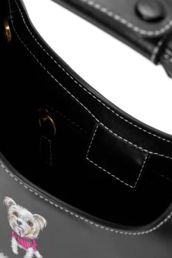 CUSTOM MINI MOON BAG BLACK