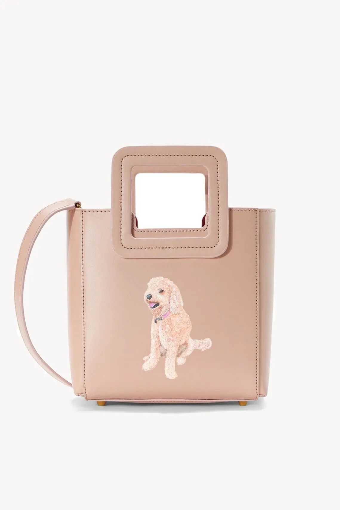 CUSTOM MINI SHIRLEY LEATHER BAG BLUSH