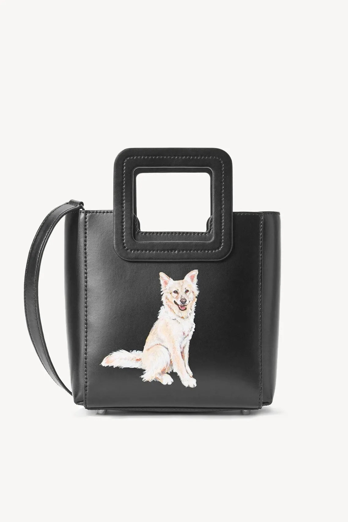 CUSTOM MINI SHIRLEY LEATHER BAG BLACK