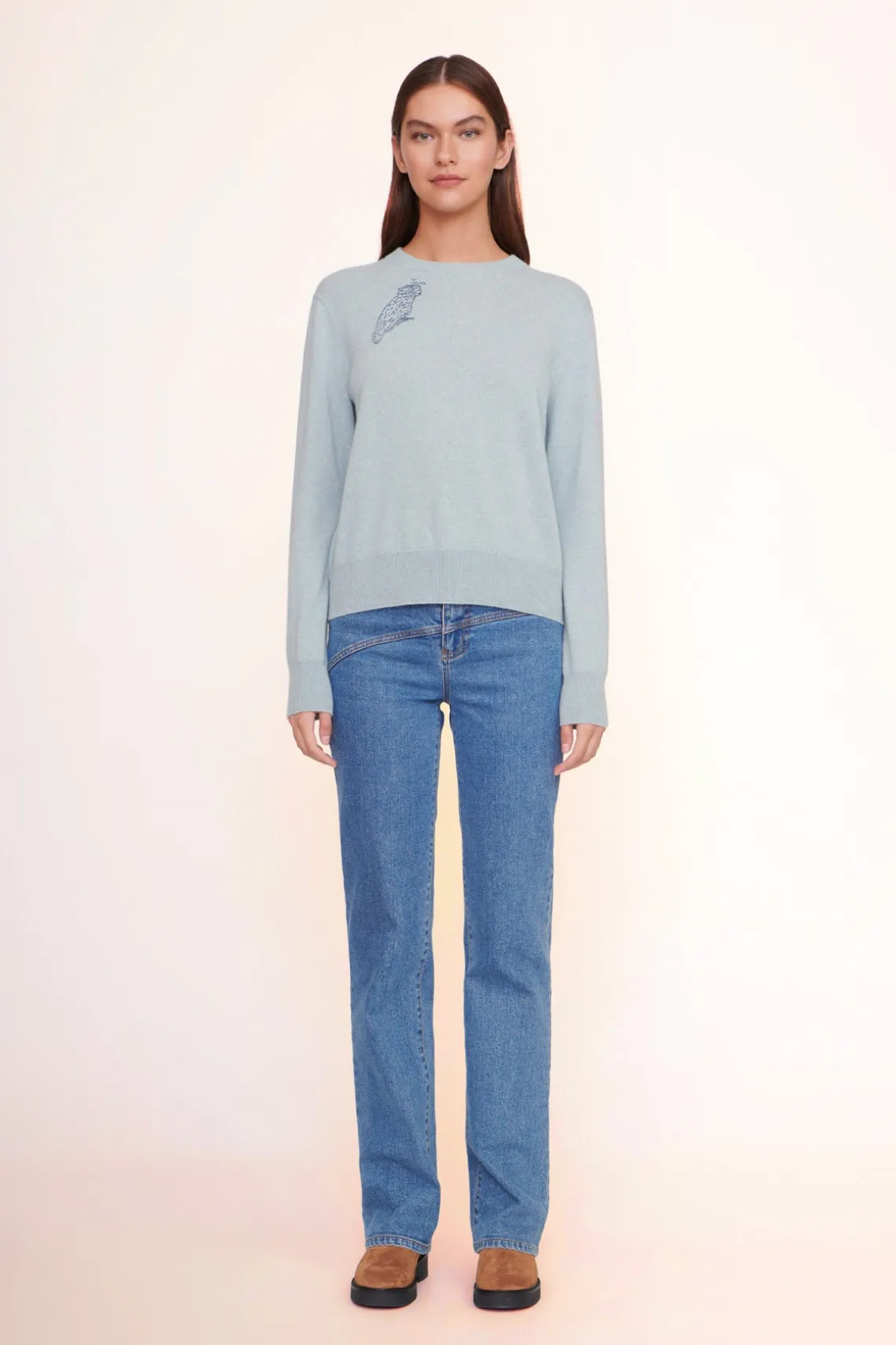 CUSTOM STAUD x C.BONZ CASHMERE SWEATER LIGHT BLUE