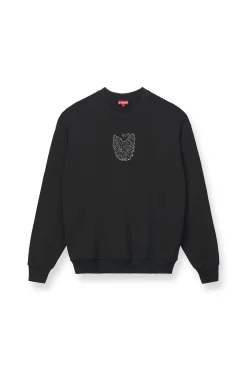 CUSTOM STAUD x C.BONZ OVERSIZED SWEATSHIRT  BLACK