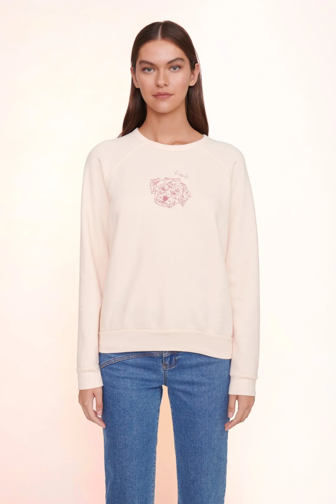 CUSTOM STAUD x C.BONZ SWEATSHIRT PINK