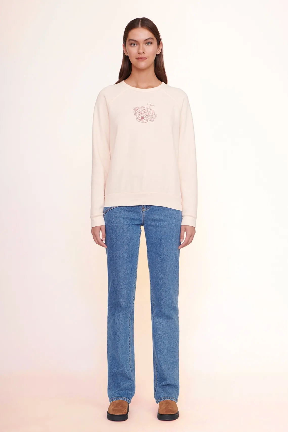 CUSTOM STAUD x C.BONZ SWEATSHIRT PINK