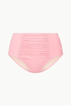 DECLAN HIGH RISE BIKINI BOTTOM  PEARL PINK
