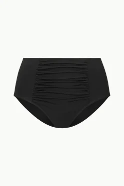 DECLAN HIGH RISE BIKINI BOTTOM BLACK